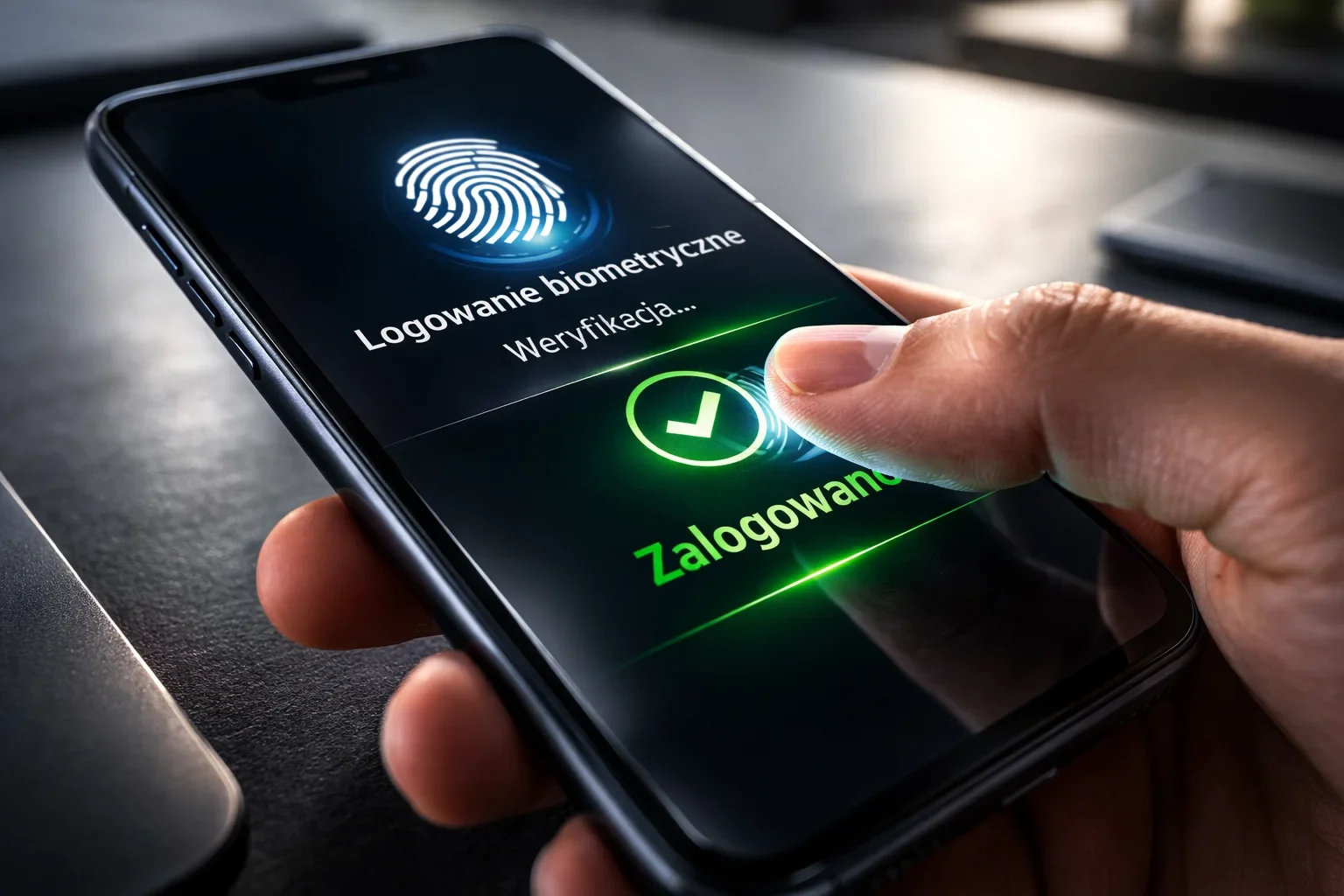 Bezpieczne logowanie do aplikacji bukmacherskiej z wykorzystaniem biometrii