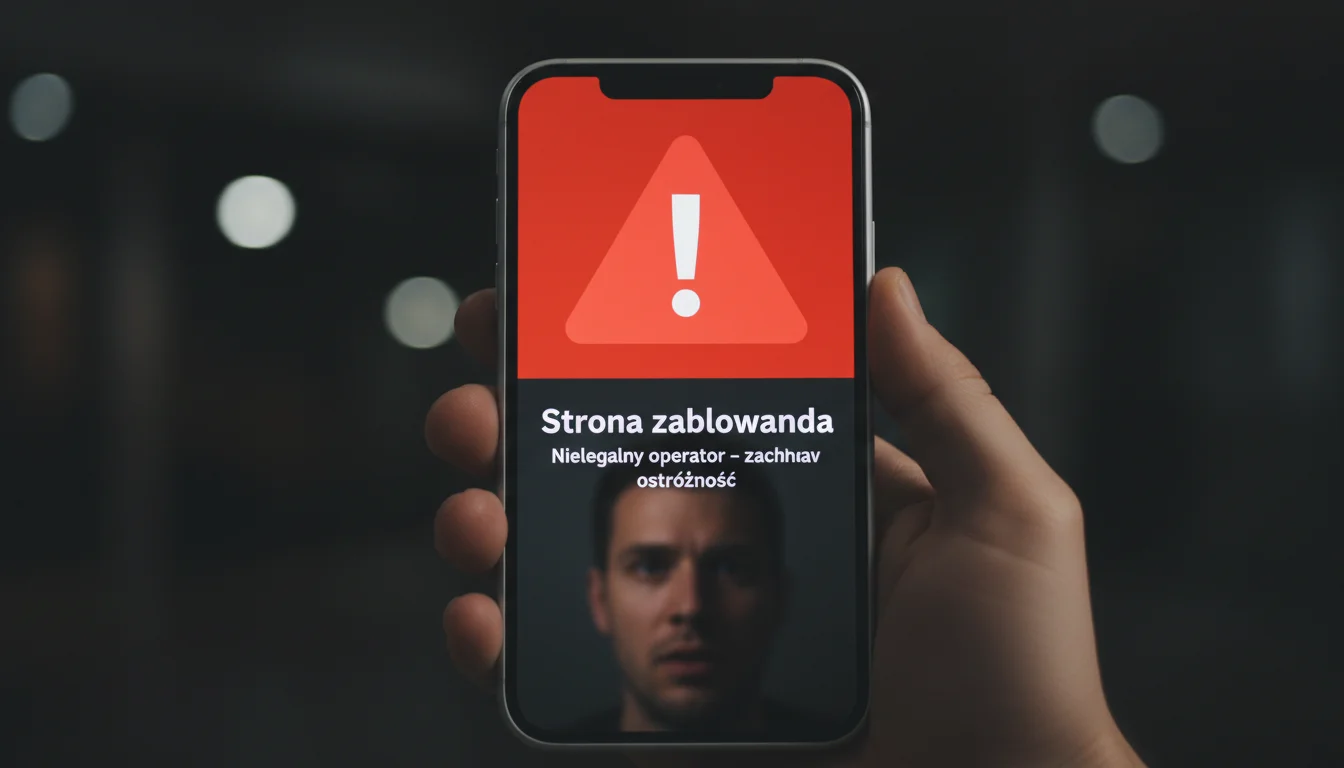 Ostrzeżenie przed nielegalnymi bukmacherami i związanym z nimi ryzykiem