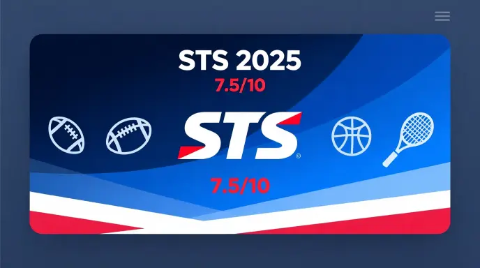 STS bukmacher - największy polski operator zakładów sportowych 2025 z oceną 7.5/10