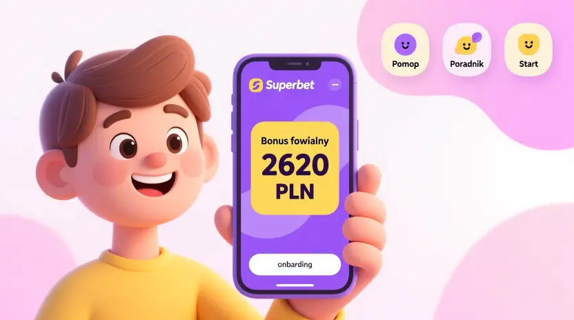 Superbet - największy bonus powitalny 3755 PLN dla początkujących graczy