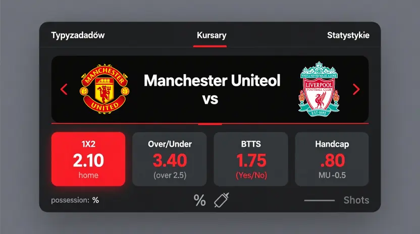 Typy zakładów Superbet - piłka nożna Premier League, kursy na żywo