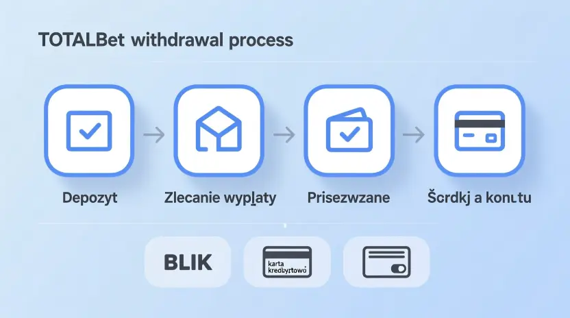 Czas przetwarzania wypłat w TOTALbet - do 24 godzin